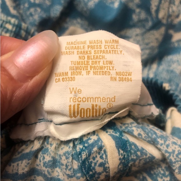 Vintage Turquoise Print Inner Vision Ship to Shore Skirt Set Size 10 - Picture 6 of 9